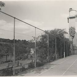 Photograph - Kodak Australasia Pty Ltd, Kodak Factory Tennis Court & Gardens, Abbotsford, Victoria, circa 1940