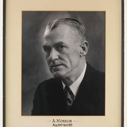 Kodak Portrait, 'A. Wonson', framed