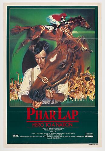 Film Poster - Edgley Ventures, Phar Lap Motion Picture, 1983