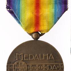 Medal - Victory Medal 1914-1918, Portugal, 1918 - Reverse