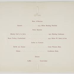 Programme - Kodak Australasia Pty Ltd, Mr R.J. Mitchell Retirement Dinner, Melbourne, 14 Sep 1959, Page 2-3