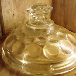 Lid - Glass, Broken, 1850-1900