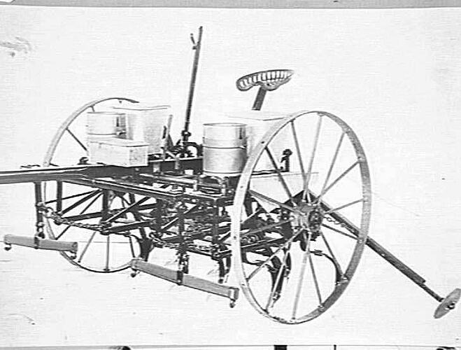 PHOTO TAKEN APRIL 1924: 2 ROW COTTON PLANTER (`SUNGEM')