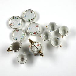 Tea Set - Ceramic, McArthur Family Doll's House, 1950s