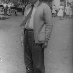 Digital Photograph - Ishak Imamovic Near Carousel, Brisbane 1950