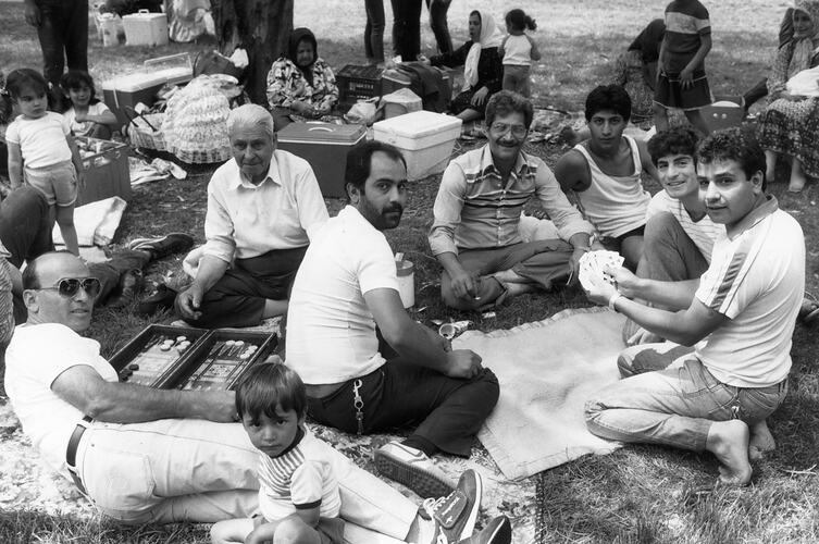 Wafa Fahour and Family, Healesville, Melbourne, 1984