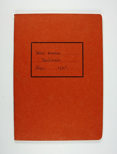 Recipe Book - Dorothea Dunzinger, Steyr, Austria, Jun 1948 - Feb 1949