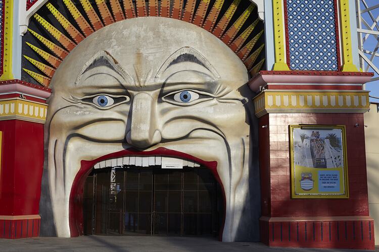 Luna Park, Lower Esplanade, St. Kilda, Melbourne, Jun 2020