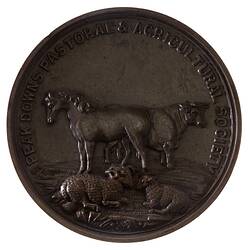 Medal - Peak Downs Pastoral and Agricultural Society Prize, c. 1890 AD