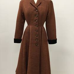 Coat - Stella Dare, Stell-Ricks, Rust, circa 1950