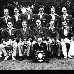 Photograph - H.V. McKay Massey Harris, Cricket Team, Sunshine, Victoria, Dec 1949