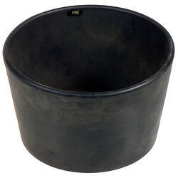 Chamber Pot - Rubber, Black, circa 1920