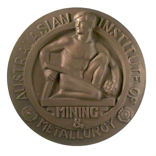 Australia, Australasian Institute of Mining And Metallurgy Medal, Obverse