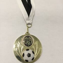 Medal - Brunswick Zebras Football Club, Issued to Nicoletta Centofanti, 2009