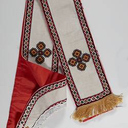 Ecclesiastical Stole - 'Epitrahilon', Natalie Senjov-Makohon, Melbourne, 1982