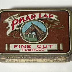 Tobacco Tin - Myona Cigar Company, Phar Lap, 1931-1932