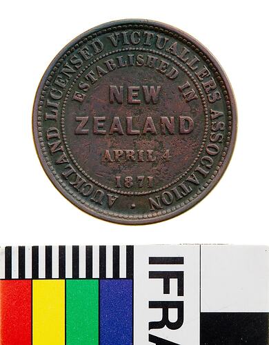 Auckland Licensed Victuallers Association Token Penny