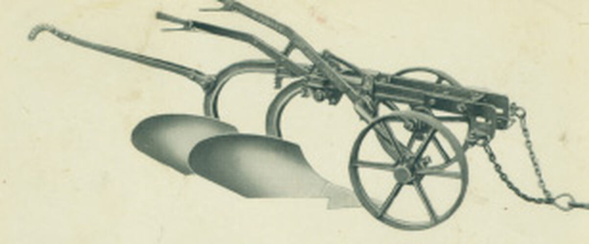 Photograph - Twin-furrow mouldboard plough