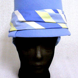 Hat - Light Blue with Striped Band
