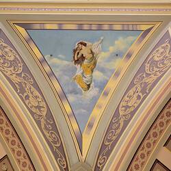 Pendentive figure, Venus.  Detail of Interior Following Restoration, Royal Exhibition Building, Melbourne, Victoria, 2001
