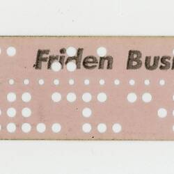 Paper Tape - 5 Hole, CSIRAC Computer, 'Friden Business Systems Tape Talk', 1959-1964