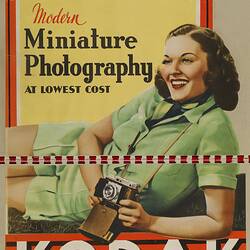 Poster - 'Modern Miniature Photography at Lowest Cost', Kodak, 1930s