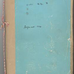 Notebook - Anna Apinis, Latvian Weaving Patterns, 1930s-1940s