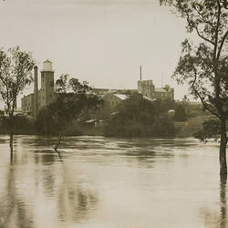 Photograph - Kodak Australasia Pty Ltd, Yarra River in Flood, Abbotsford, Victoria, 1934