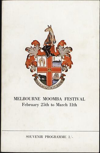 Programme - Melbourne Moomba Festival, 1963