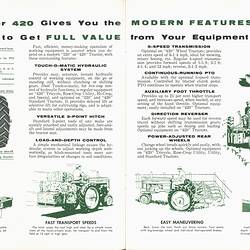 John Deere Model 320 & 420 Tractors