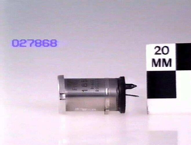 Electronic Valve - Philips, Geiger-Muller Tube, Type 18505, 1955-1979