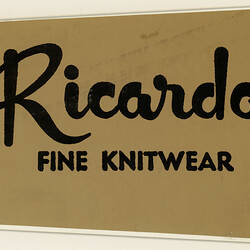 Richard Charlupski's Ricardo Knitwear Melbourne