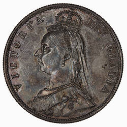 Coin - Halfcrown, Queen Victoria, Great Britain, 1887