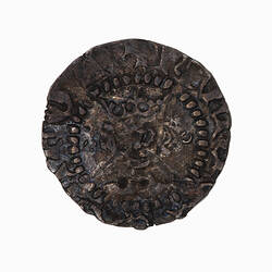 Coin - Halfpenny, Henry V, England, 1413-1422 (Obverse)