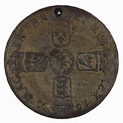 Coin - Half Crown, William III, Great Britain, 1696 (Reverse)