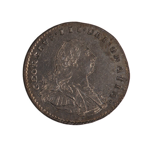 Coin - Penny, George III, Great Britain, 1800 (Obverse)