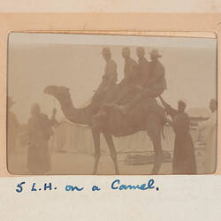 Photograph - Australian Servicemen, 5th Australian Light Horse, Ma Adi El, Egypt, 1915