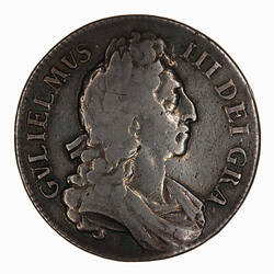 Coin - Crown (5 Shillings), William III, Great Britain, 1696
