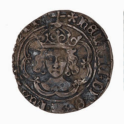 Coin - Groat, Henry VII, England, 1495-1498 (Obverse)