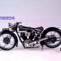 Motor Cycle Model - Brough Superior SS100
