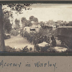 Photograph - 'A Corner in Warloy', France, Sergeant John Lord, World War I, 1916-1917
