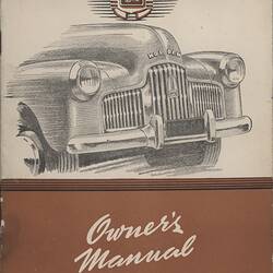 Owner's Manual - General Motors-Holden's Ltd, Holden Cars, Mar 1952
