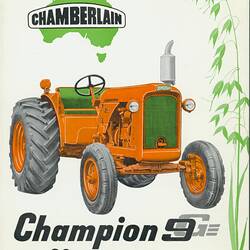 Descriptive Leaflet - Chamberlain Industries, Champion 9G Diesel Tractor, circa 1955