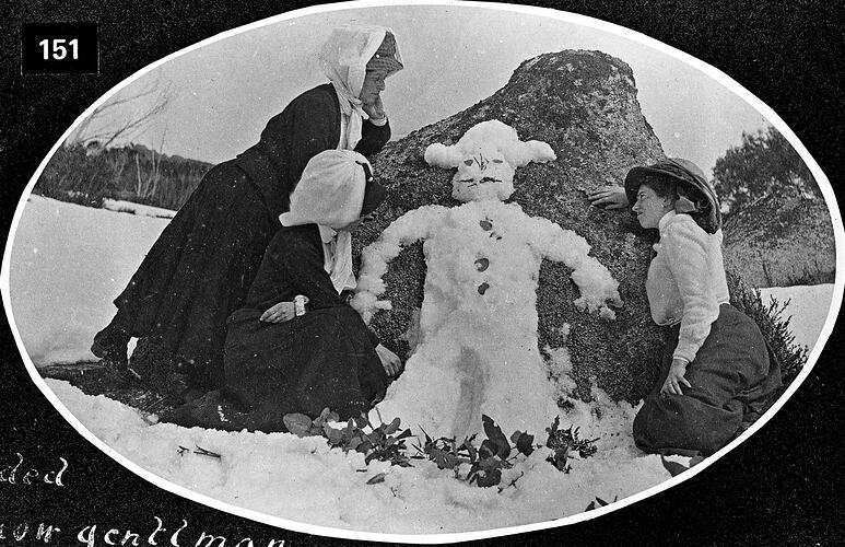 '...Snow Gentleman', Mount Buffalo, Victoria, 1910