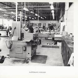 Photograph - Kodak Australasia Pty Ltd, Machine Shop, Building 12 Engineering Workshops. Kodak Factory, Coburg, circa 1961