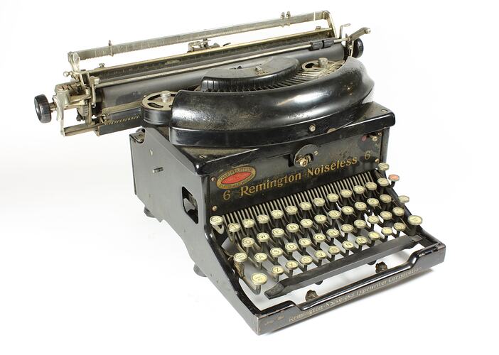 Typewriter - Remington Noiseless Typewriter Corporation, Noiseless No. 6, 1926