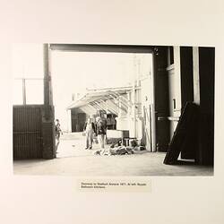 Photograph - Doorway to Stadium Annexe, Exhibition Building, Melbourne, 1971