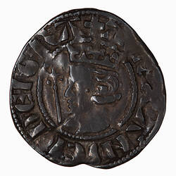 Coin - Penny, Alexander III, Scotland, 1280-1286 AD (Obverse)