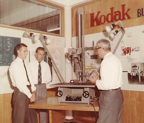 Photograph - Kodak, Men with Machine