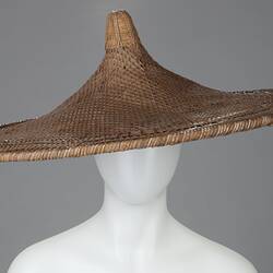 Hat - Conical, Chinese, Central Victoria, circa 1860